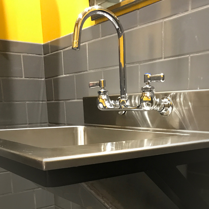 sink and back splash