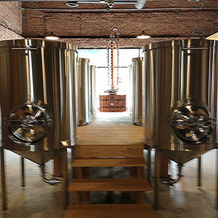 Distillery vats and equipment
